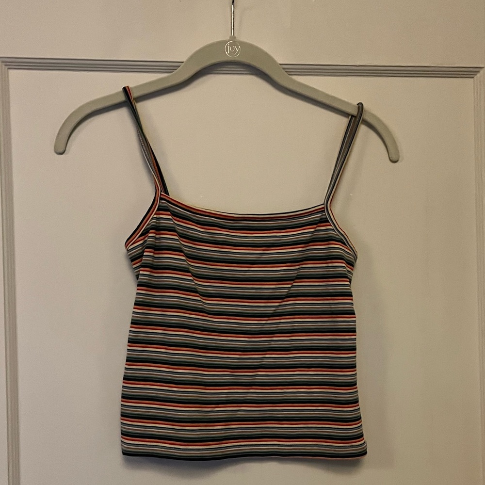 Brandy Melville Rainbow Striped Tank